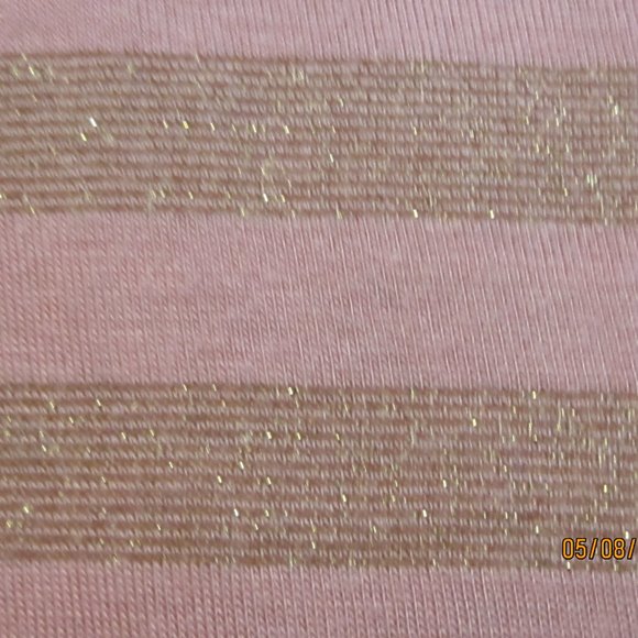 Candies Metallic stripped bow tie back top - Picture 2 of 3